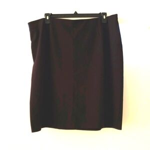 Plus Size Black Pencil Skirt